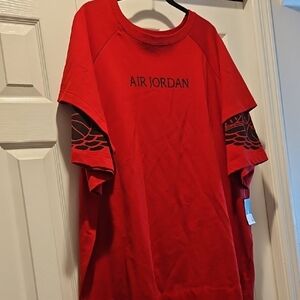 Jordan Mens Layered-Look Graphic-Print T-Shirt